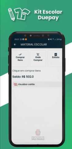 Android 版 Kit Escolar DUEPAY