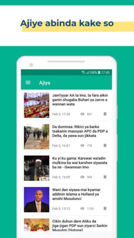 Legit.ng: Labaran Najeriya cho Android