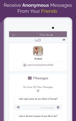SayOut – Anonymous Messages for Android