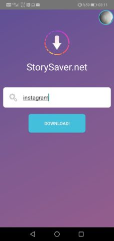 Storysaver.net App для Android — скриншот 2