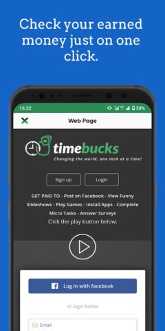 Android 版 TimeBucks