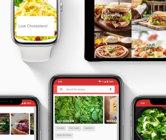 App di ricette vegetariane per Android