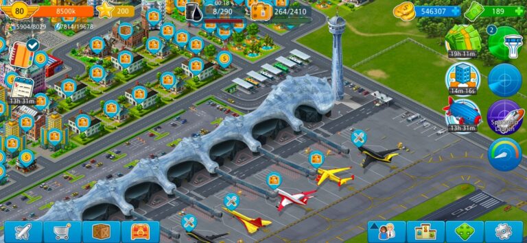 iOS용 Airport City – 도시와 공항 건설 시뮬레이터