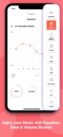 Эквалайзер+ Музыка и подкасты для iOS