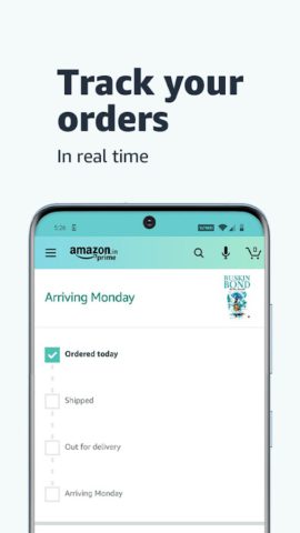 Android 版 Amazon India Shop, Pay, miniTV