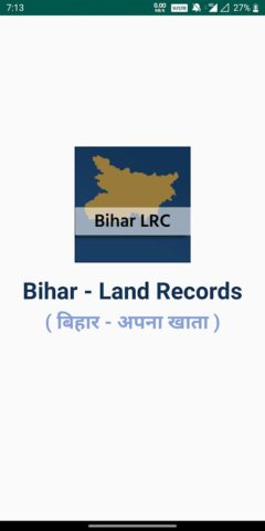 Bihar Land Record information pour Android