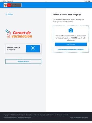 Carné de Vacunación สำหรับ iOS