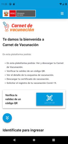 Android için Carné de Vacunación – MINSA