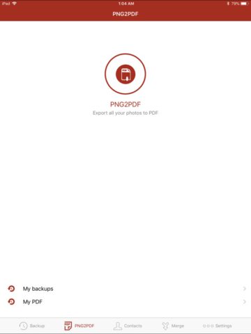 E2PDF Pro (Easy Backup) لنظام iOS