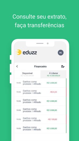 Eduzz — Negócios Digitais для Android