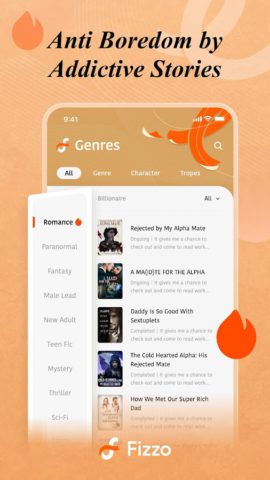 Fizzo — Novel & Drama для Android — скриншот 3