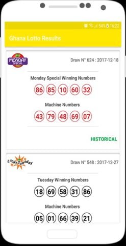Ghana Lotto Results для Android