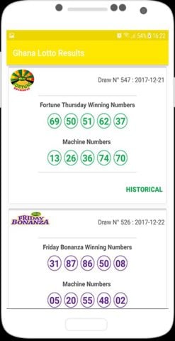 Ghana Lotto Results para Android