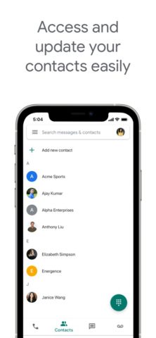 Google Voice para iOS