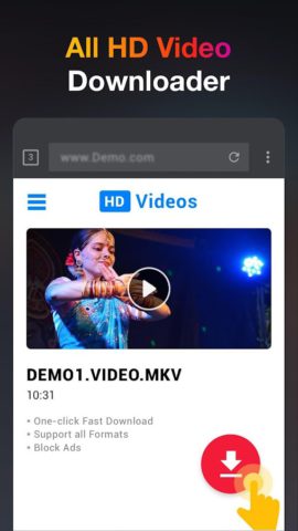 Загрузчик видео — HD для Android