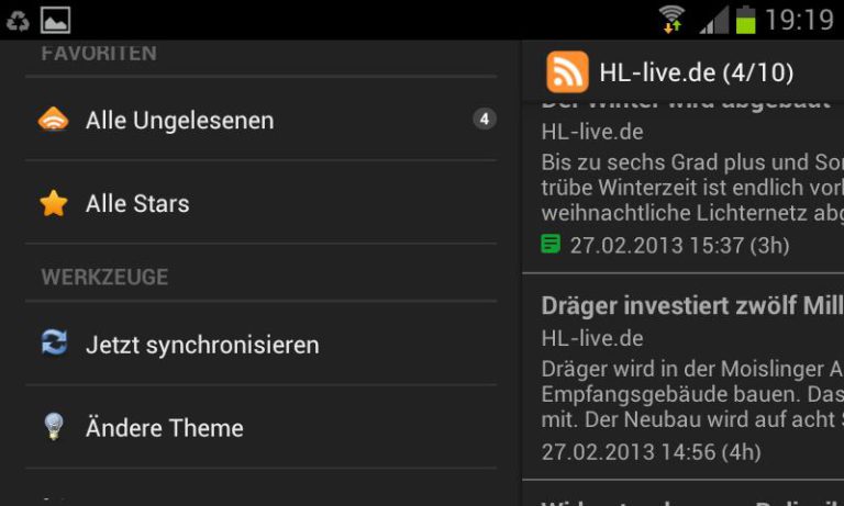 HL-live.de für Android