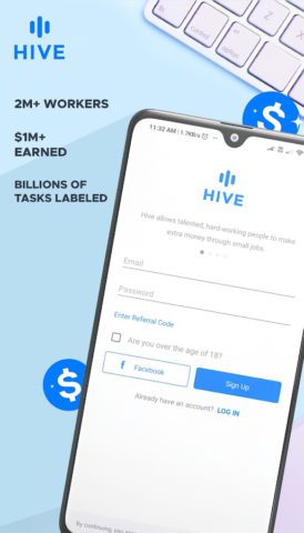 Hive Work per Android