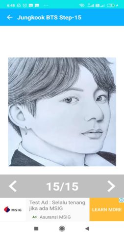 BTS drawing easy cho Android