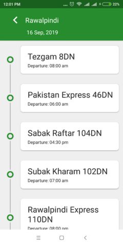 Pak Rail Live – Tracking app o cho Android