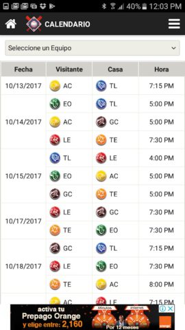 Pelota Invernal для Android — скриншот 3