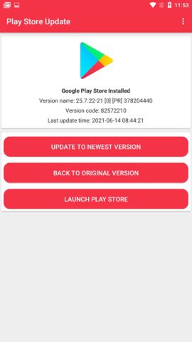 Play Store Update pour Android