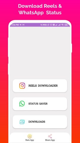 Instagram reels video download para Android
