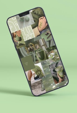 Salbeigrüne ästhetisch Tapeten für Android