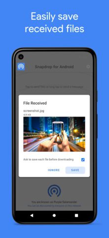 Android için Snapdrop & PairDrop