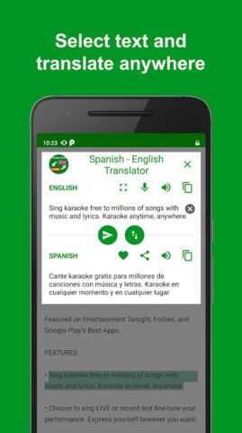 Spanish – English Translator for Android