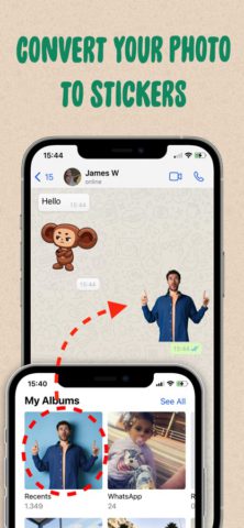 Sticker Maker for WhatsApp para iOS