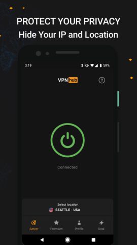 VPNhub per Android