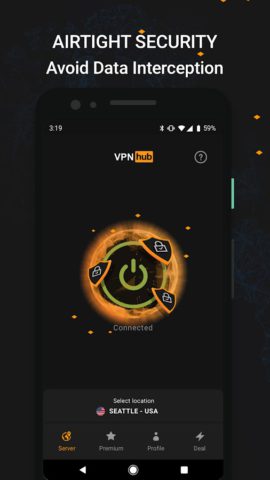 VPNhub untuk Android