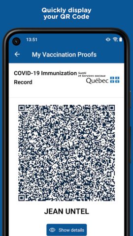 VaxiCode pour Android
