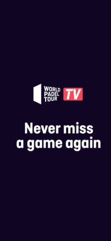 World Padel Tour TV for iOS