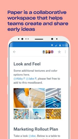 Android 用 Dropbox Paper