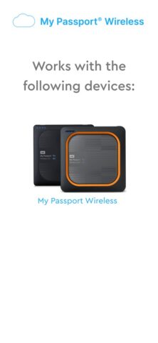 My Passport Wireless สำหรับ iOS