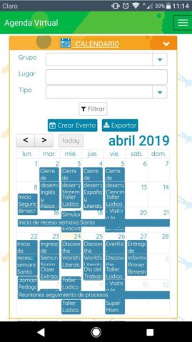 Agenda Virtual for Android