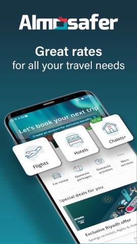Android 版 المسافر: رحلات طيران وفنادق