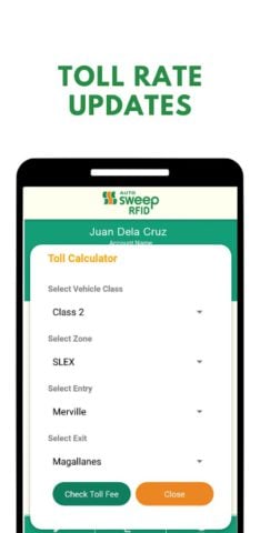 Autosweep Mobile App for Android