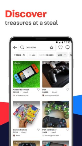 Android 用 Carousell: Sell and Buy