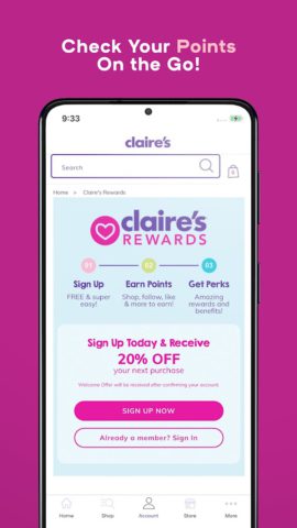 Claire’s для Android