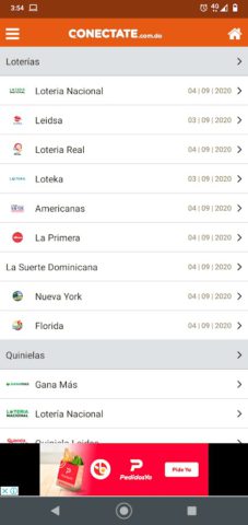 Conectate Loterías для Android
