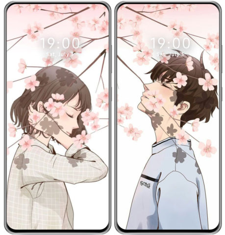 Hintergrundbilder Paar Anime für Android