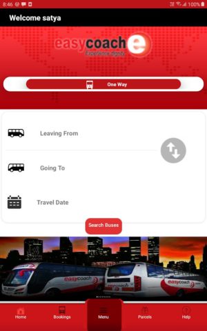 Easycoach Booking для Android — скриншот 2
