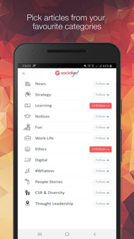 GSocialGo untuk Android