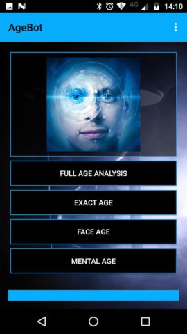 Android용 나이계산기: 얼굴 스캐너