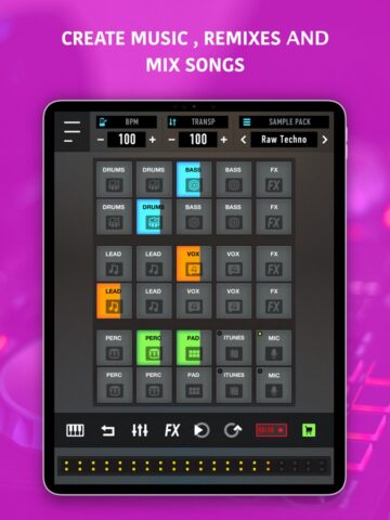 iOS için Mixpads-Drum Pads DJ Mixer PRO