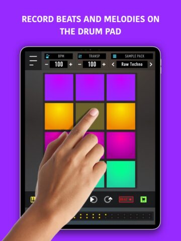 iOS 用 MixPads-ドラムマシンでビートを作る