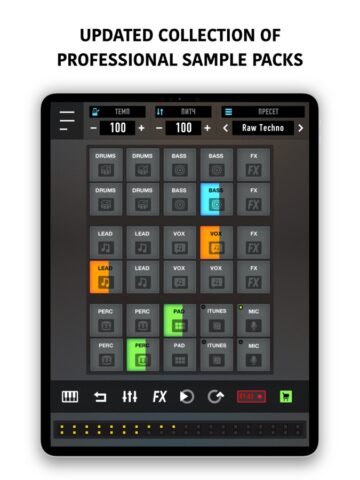 Mixpads-Drum Pads DJ Mixer PRO لنظام iOS