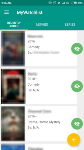 Android 用 My Watchlist